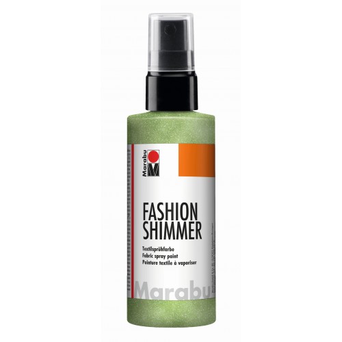 Textilsprayfärg: Textilfärg, sprayflaska Marabu Fashion Shimmer Spray, 100ml, Shimmer-Reseda (560)