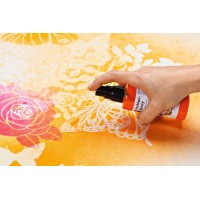 Stencil/Maskeringsstencil Marabu Silhouette Stencil, 30x30cm, ABC & Numbers, Bokstäver & Siffror, Versaler (stora bokstäver)