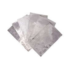 Dekorationsetiketter Silverstjärnor 25mm 108/fp