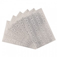 Dekorationsetiketter Silverstjärnor 13mm 288/fp