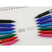 Kulpenna Pilot Frixion Clicker 05 BLRT-FR5, 0,5mm, 3 färger/fp (ljusblå, rosa, violett) med raderbart bläck Kulpenna Pilot Frixion Clicker 05 BLRT-FR5, 0,5mm, 3 färger/fp (ljusblå, rosa, violett) med raderbart bläck