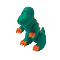 Modellera-set: Modellera Fimo Kids (8034 07), form&play, Dino (Dinosaurier), 4 x 42 gram