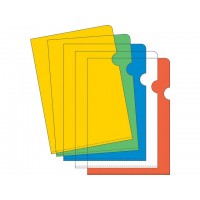 Aktmappar A4 0,15mm, 5 färger x 5 aktmappar/fp (totalt 25 aktmappar)