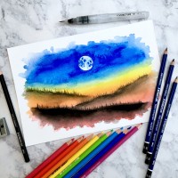 Akvarellpennset: Staedtler Watercolour Set (61 14610C), 18 delar (pennor + tillbehör)