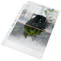 Leitz: Plastfickor / Plastficka Leitz Recycle, A4, 0,10mm, präglad 100/fp