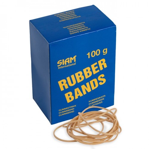Gummiband nr 18, 75x1,5mm, 100gram/fp