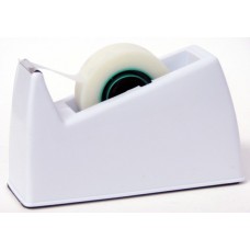 Tejphållare, för tejpstorlek: max 19mm x 3m rullar, 0,6kg, Vit