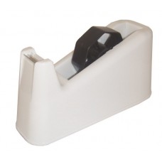 Tejphållare, för tejpstorlek: max 25mm x 66m rullar, 1,3kg, Vit