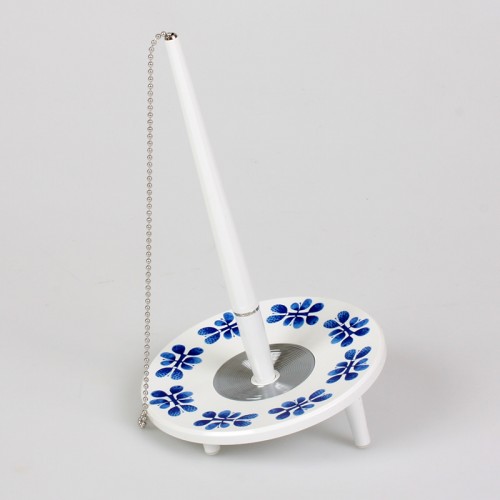 Kulspetspenna med ställ Ballograf Epoca Bank DeskSet Stig Lindberg Blues (med kedja)