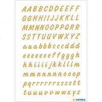 Märketikett Herma Vario 4152 Bokstäver A-Z 8mm, Guld, 2 ark/fp Märketikett Herma Vario 4152 Bokstäver A-Z 8mm, Guld, 2 ark/fp