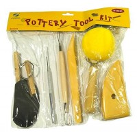 Modelleringsset/Verktygsset: Keramik/Lera, 8 st keramikverktyg/fp