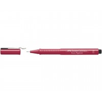 Tuschritpenna ECCO-PIGMENT Faber-Castell 0,1mm Röd