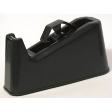 Tejphållare, för tejpstorlek: max 25mm x 66m rullar, 1,3kg, Svart