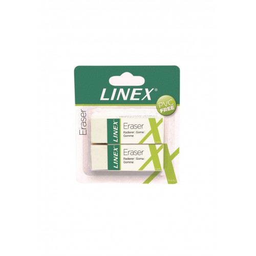 Radergummi Linex R30-2B, PVC-fritt, 2/fp
