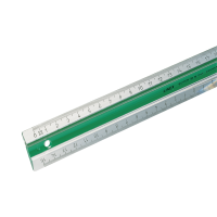 Linjal Linex-S20MM superlinjal, dubbel, antiglid, plast, 20cm cm/mm-gradering, Transparent 1/fp