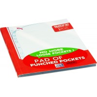 Plastfickor / Plastficka Oxford Quick’In i block, A4, 0,05mm, klar 60/fp