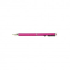Kulspetspenna Burde, almanackspenna för systemkalendrar, metall, Rosa sten