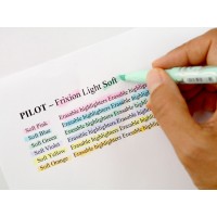 Överstrykningspenna Pilot Frixion Light Soft, Medium, 6 färger/fp