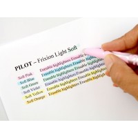 Överstrykningspenna Pilot Frixion Light Soft, Medium, 6 färger/fp