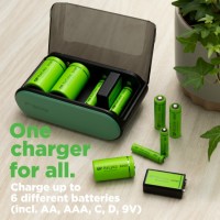 Batteriladdare GP ReCyko Universal Charger, B631 (USB), (batterier ingår EJ)