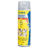 Märkspray/Signalspray/Sprayfärg Lyra Profi 4180, 500ml, Gul