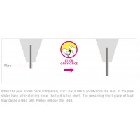 Stiftpenna Pentel Orenz XPP502-AX, 0,2mm, Svart