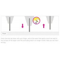 Stiftpenna Pentel Orenz XPP502-AX, 0,2mm, Svart