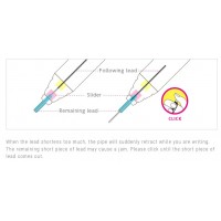 Stiftpenna Pentel Orenz XPP502-AX, 0,2mm, Svart