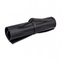 Pennfodral/Pennskrin/Pennetui Burde 225x210mm, Konstläder, med knytband, Svart Pennfodral/Pennskrin/Pennetui Burde 225x210mm, Konstläder, med knytband, Svart