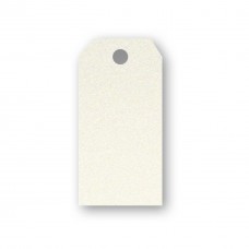 Presentetiketter/Adresskort Papperix, paketinslagning, 48x96mm, 220g, syrafritt, Pärlemor creme, 10 etiketter/fp