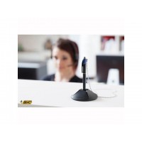 Kulspetspenna Bic Counter Pen Desk Set, 4 st blå patroner i samma penna