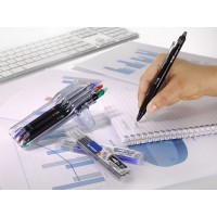 Rollerballpenna Pilot Frixion POINT Clicker BLRT-FRP-5, 0,5mm (Synergy Tip), raderbart bläck, Violett