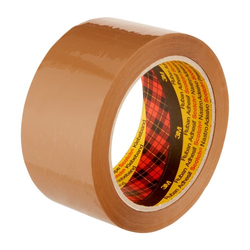 Packtejp 3M Scotch 371 50mm x 66m, Brun 6/fp