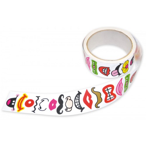 Stickers/Klistermärken på rulle, munnar & näsor, 1000 etiketter/rulle Stickers/Klistermärken på rulle, munnar & näsor, 1000 etiketter/rulle