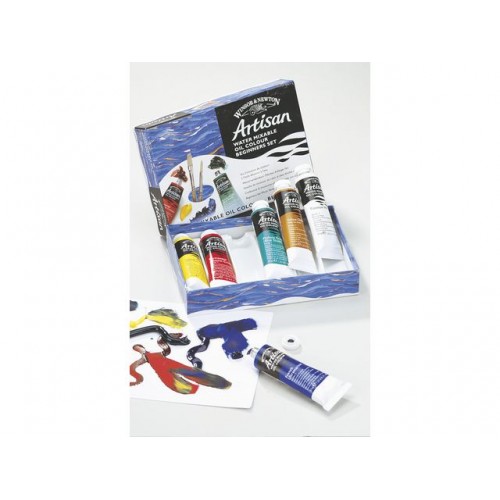 Oljefärg (vattenlöslig) Artisan startset, 6 färger x 21 ml