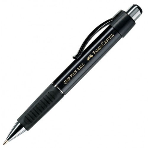 Kulpenna Faber-Castell Grip Plus Ball svart 1/fp