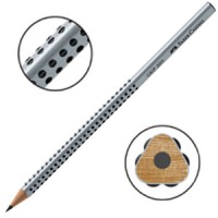Set: Blyertspenna Faber-Castell Grip 2001 Set, HB, 3 st pennor + 1 st radertopp/fp
