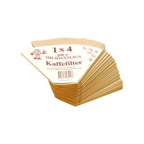 Kaffefilter 1x4 200/fp