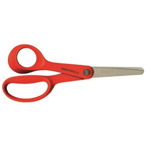 Sax Barnsax Fiskars 13cm, Röd, för vänsterhänta Sax Barnsax Fiskars 13cm, Röd, för vänsterhänta