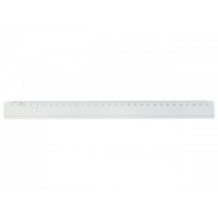 Skollinjal/Linjal, plast, 30cm cm/mm-gradering, Transparent 10/fp