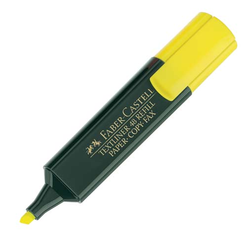 Överstrykningspenna Faber-Castell Textliner 48 Gul 1/fp Överstrykningspenna Faber-Castell Textliner 48 Gul 1/fp