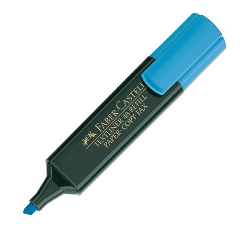 Överstrykningspenna Faber-Castell Textliner 48 Blå 1/fp Överstrykningspenna Faber-Castell Textliner 48 Blå 1/fp