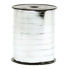 Presentband, metallicband, 10mm x 250m, Silver (metallic)