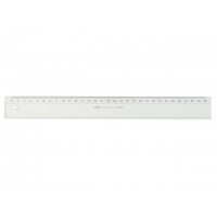 Linjal Linex A1530M 30cm, Glasklar akryl, 1/fp