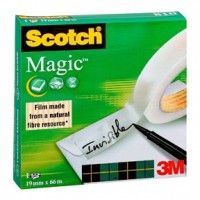 Dokumenttejp Scotch 810 Magic Invisible, 66m x 19mm, 1 rulle/fp Dokumenttejp Scotch 810 Magic Invisible, 66m x 19mm, 1 rulle/fp