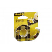 Dubbelhäftande tejp Scotch Double Sided 665 (136D) 6,3m x 12mm med hållare 1/fp Dubbelhäftande tejp Scotch Double Sided 665 (136D) 6,3m x 12mm med hållare 1/fp