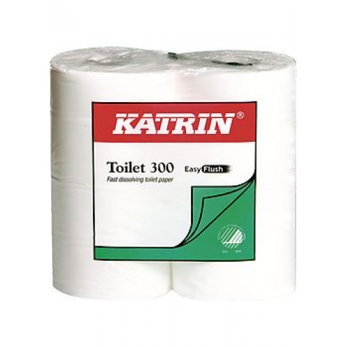 Toalettpapper Katrin 300 Easy Flush 2-lager 38m 20/fp
