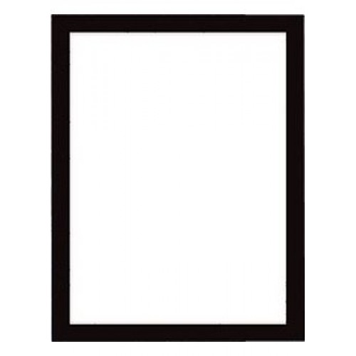 Whiteboardtavla A4 (210x297mm), magnetisk, Vit med svart träram