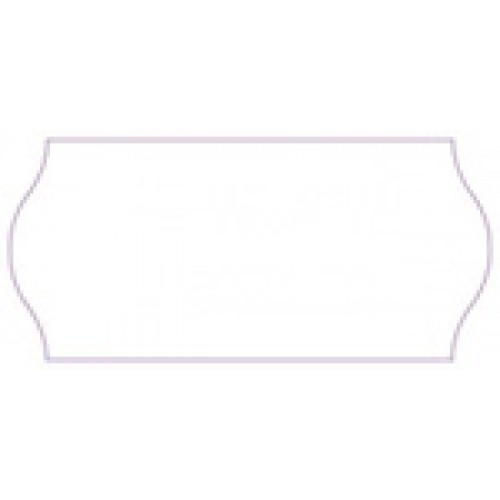 Prisetikett/Metoetikett 26x12mm G2 Vit, 6 rullar/fp