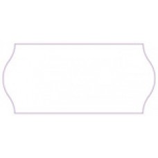 Prisetikett/Metoetikett 26x12mm G2 Vit, 6 rullar/fp